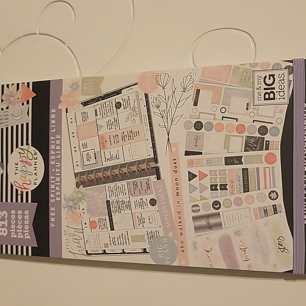 Happy Planner Sticker Book - Free Spirit (lilac band)